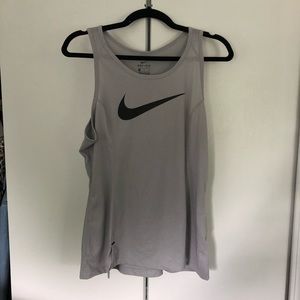 Nike workout tank. Grey. Never worn. NWOT